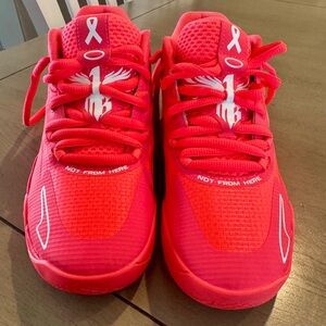Puma Bright Pink Basketball Sneakers